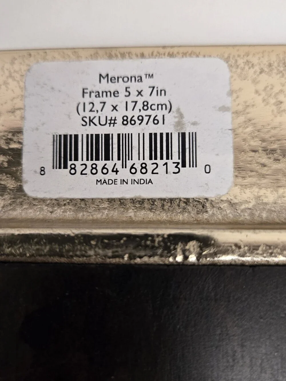 Lenox Merona Gold Metal Leaf-Embossed Picture Frame For 5x7 Picture